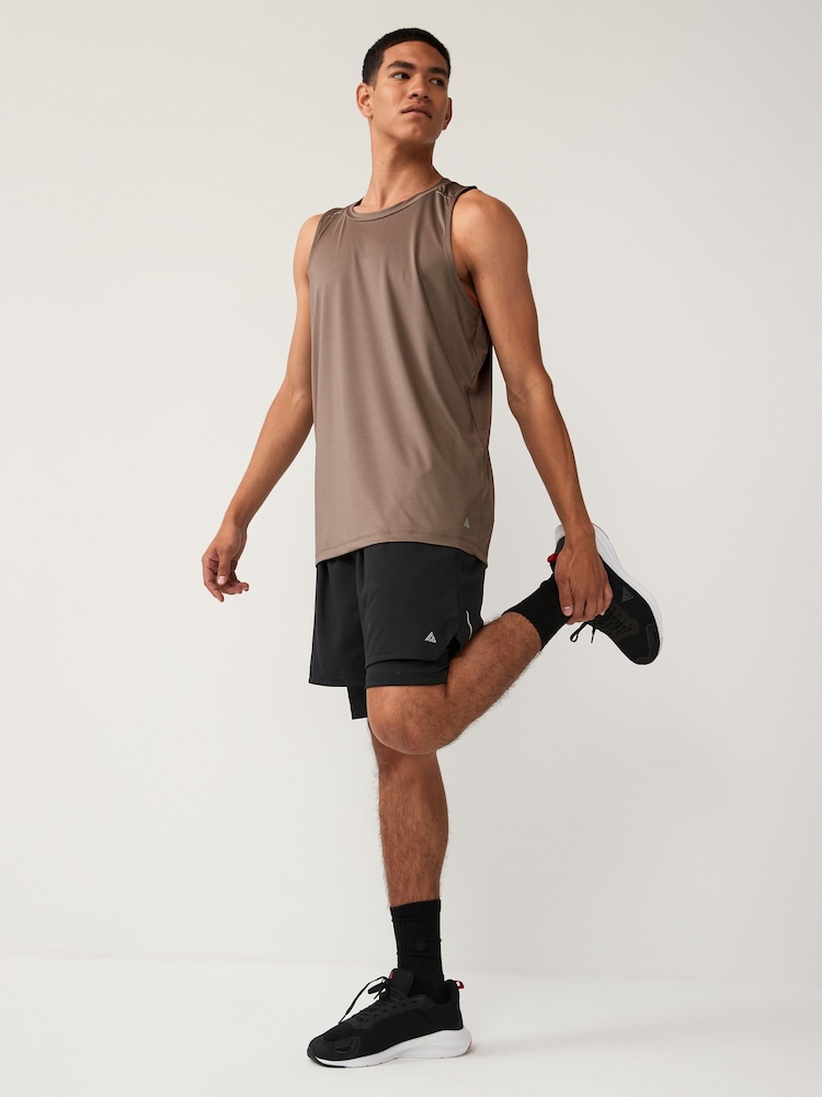 Sage Green Active Textured Training Vest - Image 2 of 9