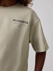 smALLSAINTS Stone Oversized Underground Crew 100% Cotton T-Shirt - Image 2 of 7