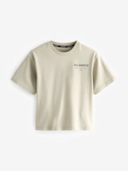 smALLSAINTS Stone Oversized Underground Crew 100% Cotton T-Shirt - Image 4 of 7
