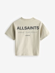 smALLSAINTS Stone Oversized Underground Crew 100% Cotton T-Shirt - Image 5 of 7