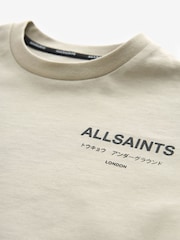 smALLSAINTS Stone Oversized Underground Crew 100% Cotton T-Shirt - Image 6 of 7