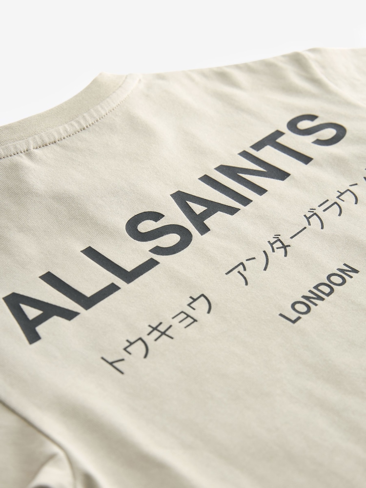 smALLSAINTS Stone Oversized Underground Crew 100% Cotton T-Shirt - Image 7 of 7