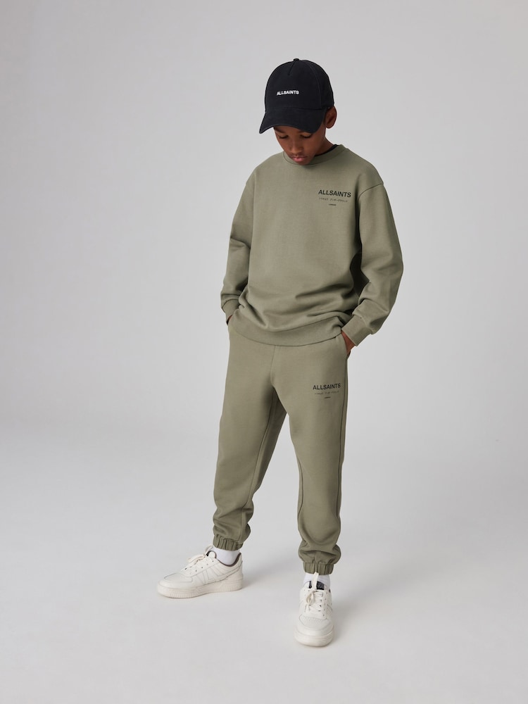 Vert kaki - SmallSaints Sweat-shirt oversize Underground Col rond - Image 3 of 8