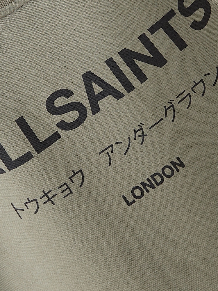 Vert kaki - SmallSaints Sweat-shirt oversize Underground Col rond - Image 5 of 8