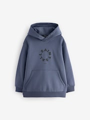 smALLSAINTS Tierra 100 % Baumwolle Oversized-Pullover mit Logo-Kapuze - Bild 4 von 6