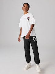 smALLSAINTS Tierra Straight Cuffed Logo Joggers - Image 2 de 7