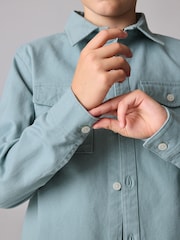 smALLSAINTS Spotter Shacket and T-Shirt Boys Set - صورة 5 من 13
