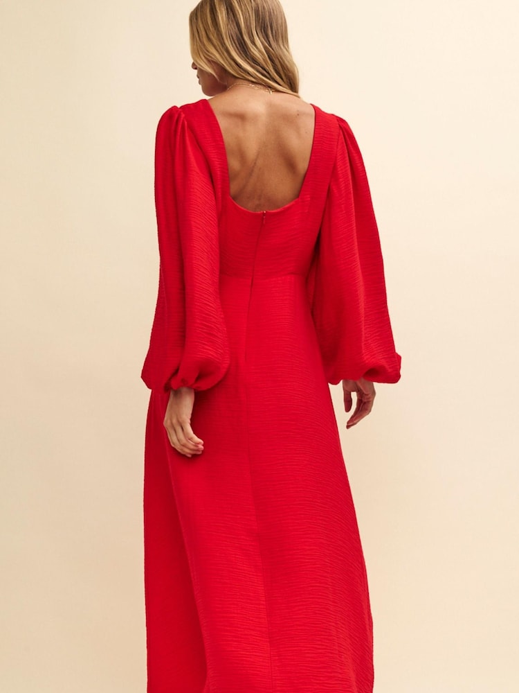 Nobodys Child Red Zora Midi Dress - Image 2 of 4