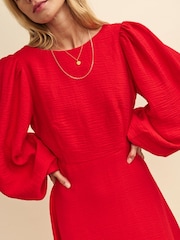 Nobodys Child Red Zora Midi Dress - Image 4 of 4