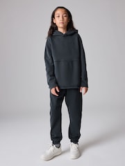 smALLSAINTS Washed Black Boys Ramskull 100% Cotton Hoodie and Jogger Set - Image 1 of 15