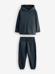 smALLSAINTS Washed Black Boys Ramskull 100% Cotton Hoodie and Jogger Set - Image 10 of 15