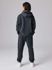 smALLSAINTS Washed Black Boys Ramskull 100% Cotton Hoodie and Jogger Set - Image 2 of 15