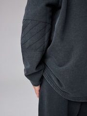 smALLSAINTS Washed Black Boys Ramskull 100% Cotton Hoodie and Jogger Set - Image 8 of 15