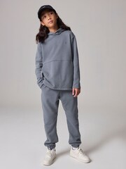 smALLSAINTS Mid Blue Boys Ramskull 100% Cotton Hoodie and Jogger Set - Image 1 of 12