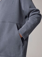 smALLSAINTS Mid Blue Boys Ramskull 100% Cotton Hoodie and Jogger Set - Image 5 of 12