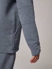 smALLSAINTS Mid Blue Boys Ramskull 100% Cotton Hoodie and Jogger Set - Image 6 of 12