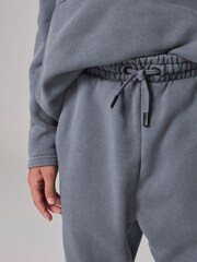 smALLSAINTS Mid Blue Boys Ramskull 100% Cotton Hoodie and Jogger Set - Image 8 of 12