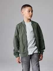 smALLSAINTS Khaki Green Bassett Boys Bomber Jacket - Image 2 of 11