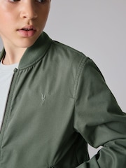 smALLSAINTS Khaki Green Bassett Boys Bomber Jacket - Image 6 of 11