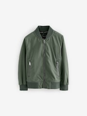 smALLSAINTS Khaki Green Bassett Boys Bomber Jacket - Image 7 of 11