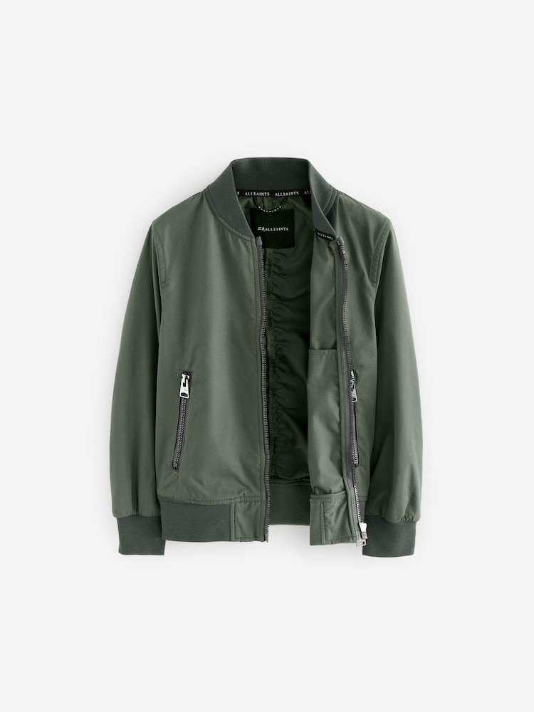 smALLSAINTS Khaki Green Bassett Boys Bomber Jacket - Image 9 of 11