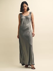 Nobody's Child Grey Georgiana Mini Dress - Image 1 of 4