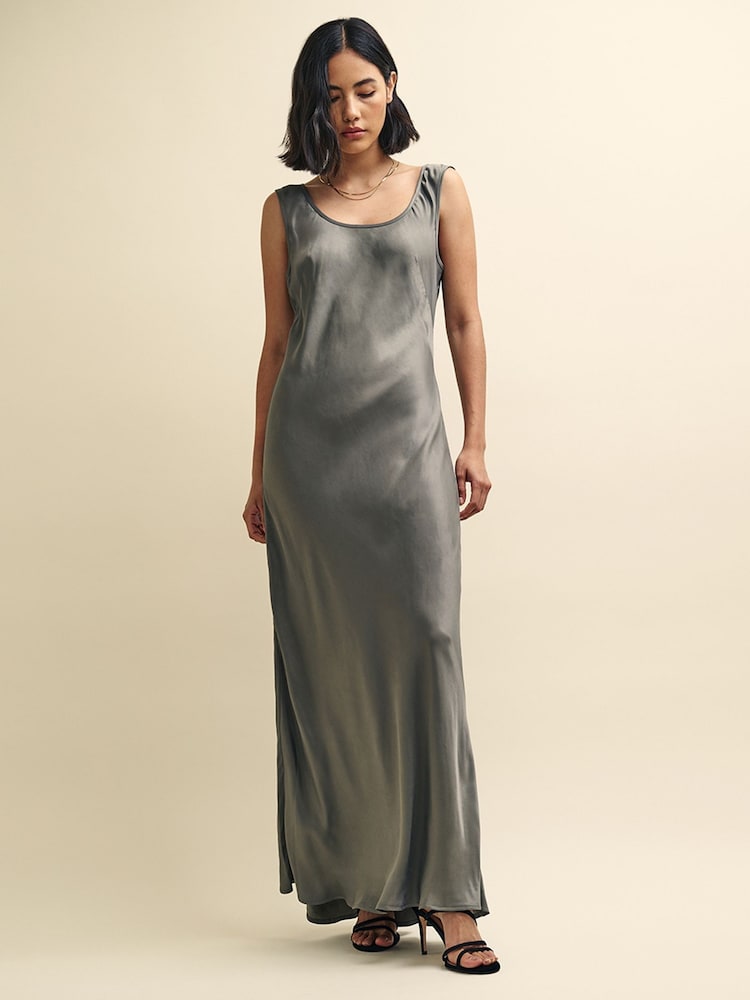 Nobody's Child Grey Georgiana Mini Dress - Image 1 of 4