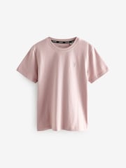 smALLSAINTS Pale Pink Boys Brace Crew 100% Cotton T-Shirts 3 Pack - Image 2 of 7