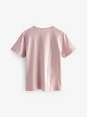 smALLSAINTS Pale Pink Boys Brace Crew 100% Cotton T-Shirts 3 Pack - Image 5 of 7