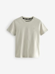 smALLSAINTS Green Boys Brace Crew 100% Cotton T-Shirts 3 Pack - Image 3 of 7