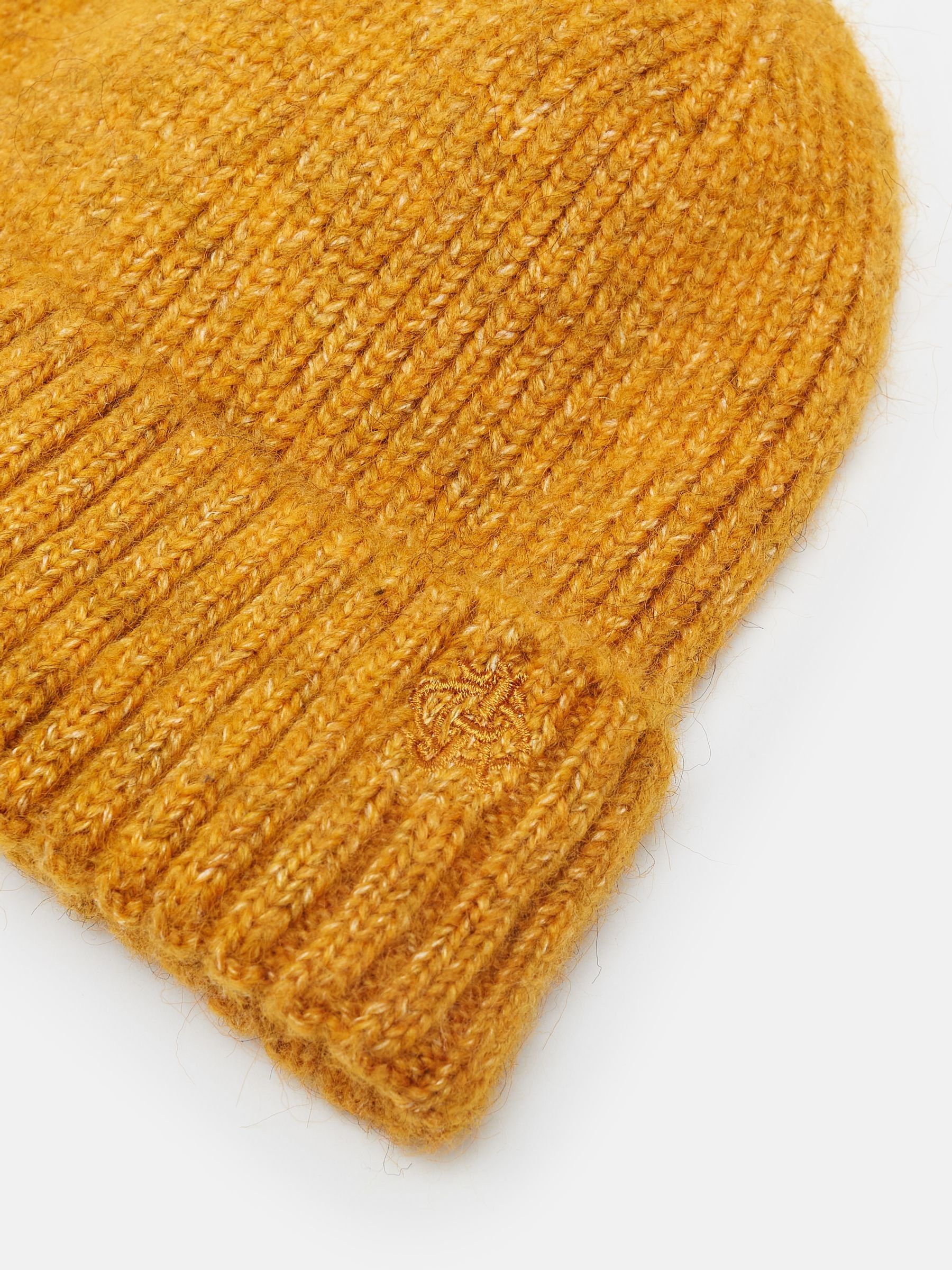 Mustard yellow beanie hat online