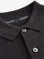 smALLSAINTS Black Boys Mode Long Sleeve Knitted Polo Shirt - Image 7 of 7