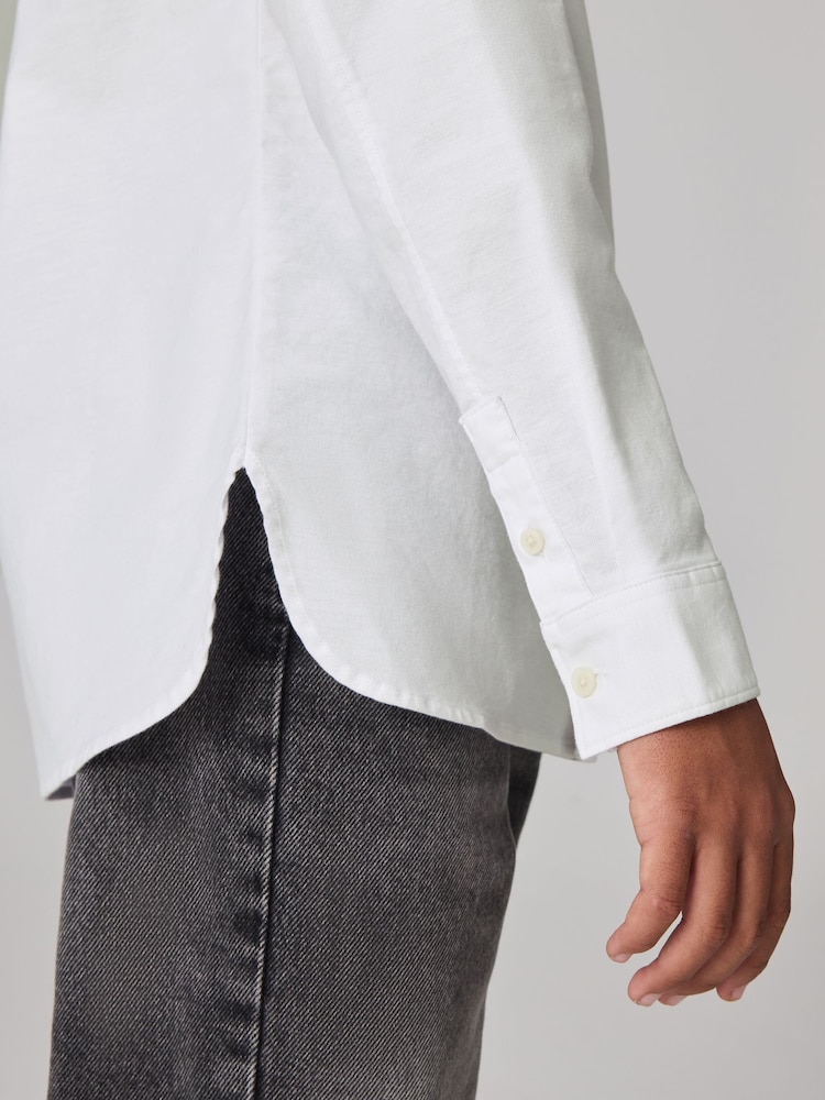 Wit - smALLSAINTS Ramskull Boys Oxford Shirt - Image 4 of 7