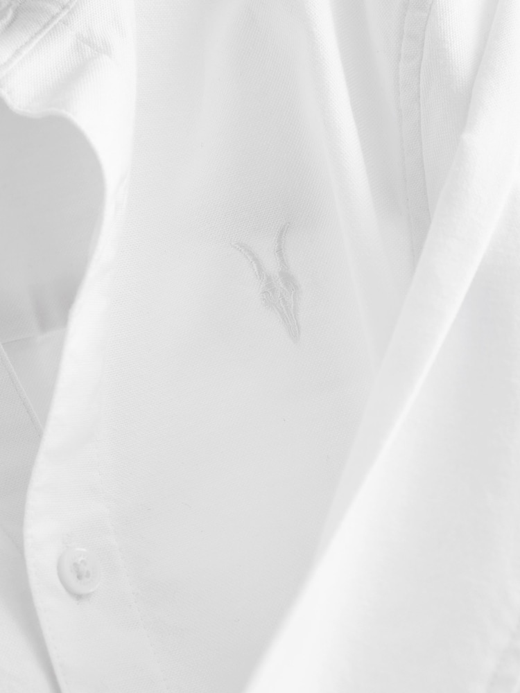 Wit - smALLSAINTS Ramskull Boys Oxford Shirt - Image 7 of 7