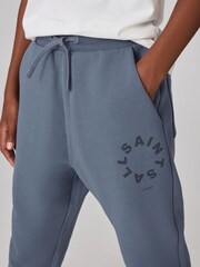 smALLSAINTS Navy Tierra Straight Cuffed Logo Joggers - Image 4 of 8