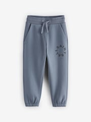 smALLSAINTS Navy Tierra Straight Cuffed Logo Joggers - Image 5 of 8