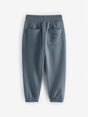 smALLSAINTS Navy Tierra Straight Cuffed Logo Joggers - Image 6 of 8