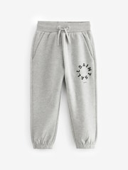 smALLSAINTS Grey Tierra Straight Cuffed Logo Joggers - Image 5 of 8
