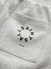smALLSAINTS Grey Tierra Straight Cuffed Logo Joggers - Image 8 of 8