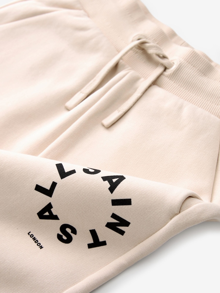 smALLSAINTS Neutral Tierra Straight Cuffed Logo Joggers - Image 9 of 9