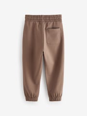 smALLSAINTS Brown Underground Straight Cuffed 100% Cotton Joggers - Image 9 of 9