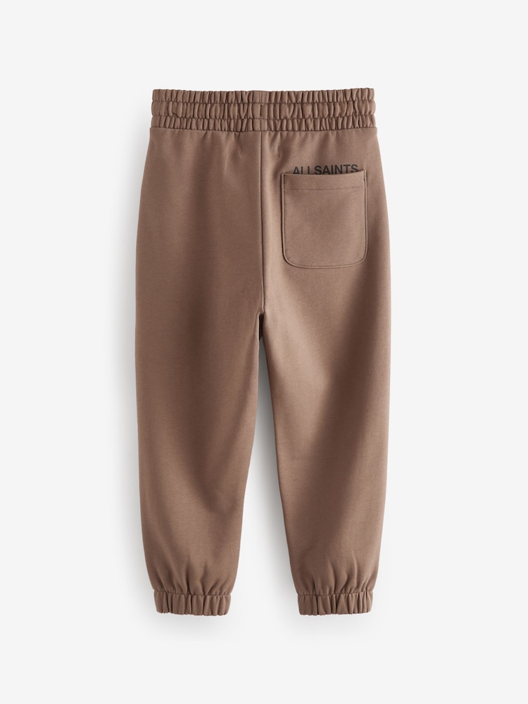 smALLSAINTS Brown Underground Straight Cuffed 100% Cotton Joggers - Image 9 of 9 smALLSAINTS Brown Underground Straight Cuffed 100% Cotton Joggers - Image 9 of 9