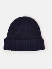 Joules Berwick Navy Beanie Hat - Image 4 of 5