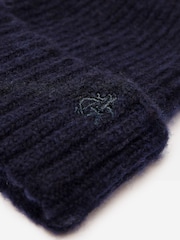 Joules Berwick Navy Beanie Hat - Image 5 of 5