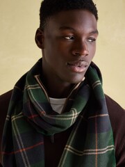 Joules Langtree Green & Navy Scarf - Image 2 of 5
