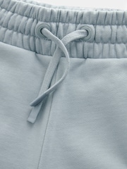 smALLSAINTS Pale Blue Underground Straight Cuffed 100% Cotton Joggers - Image 9 of 11