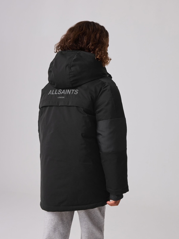 smALLSAINTS Black Orbit 4 Pockets Boys Coat - Image 3 of 13