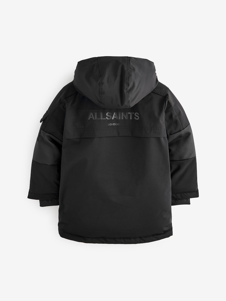 smALLSAINTS Black Orbit 4 Pockets Boys Coat - Image 9 of 13