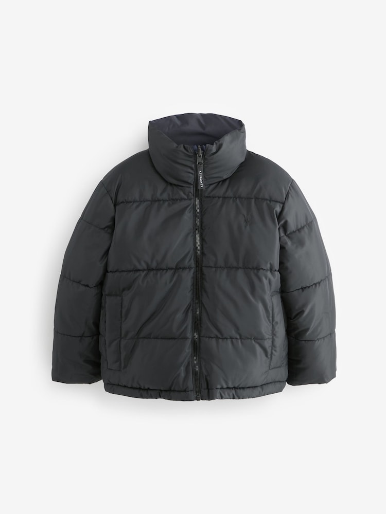 smALLSAINTS Navy Novern Reversible Padded Coat - Image 5 of 10
