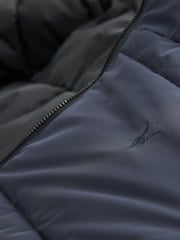 smALLSAINTS Navy Novern Reversible Padded Coat - Image 9 of 10